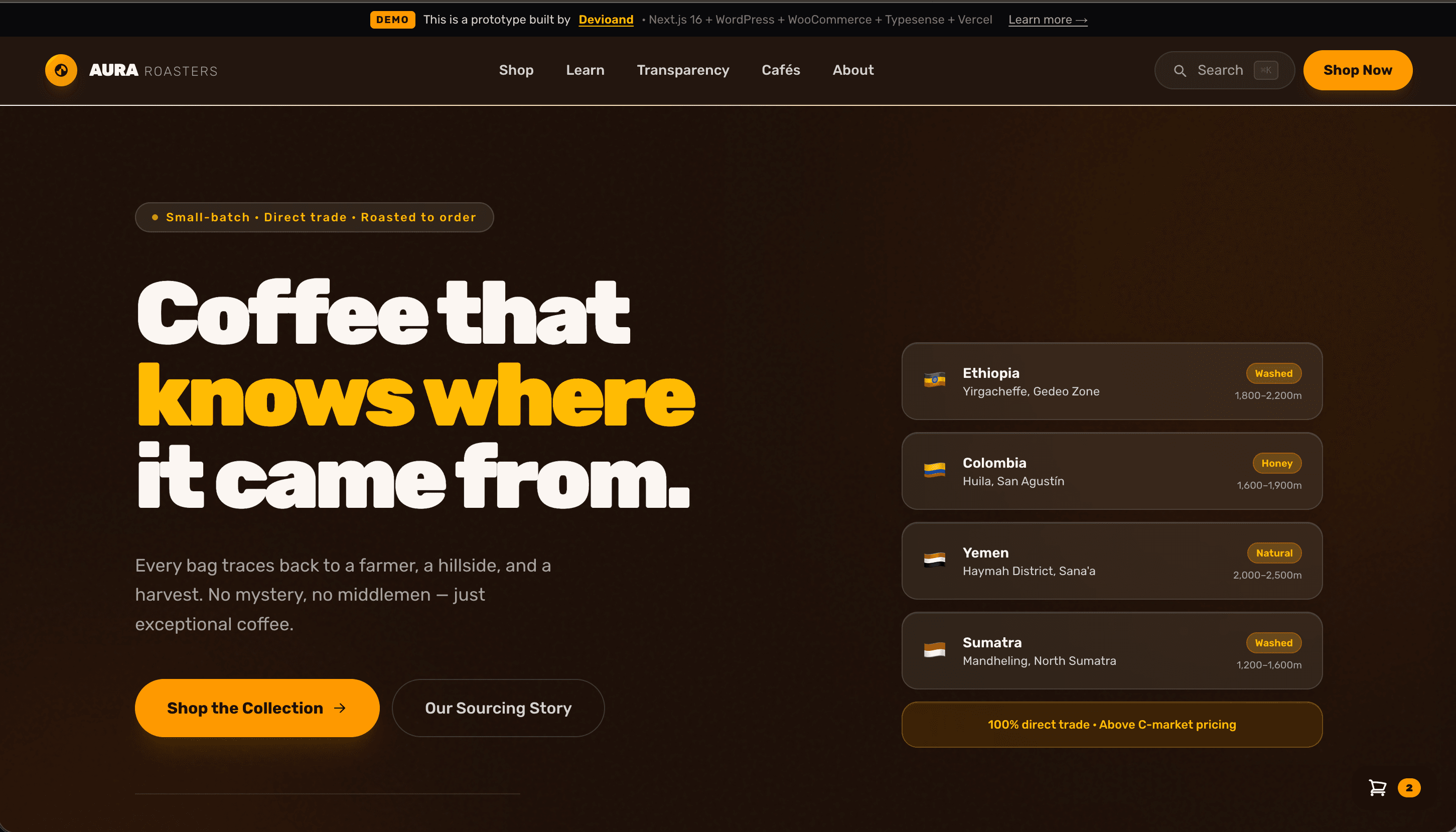 Aura Roasters preview