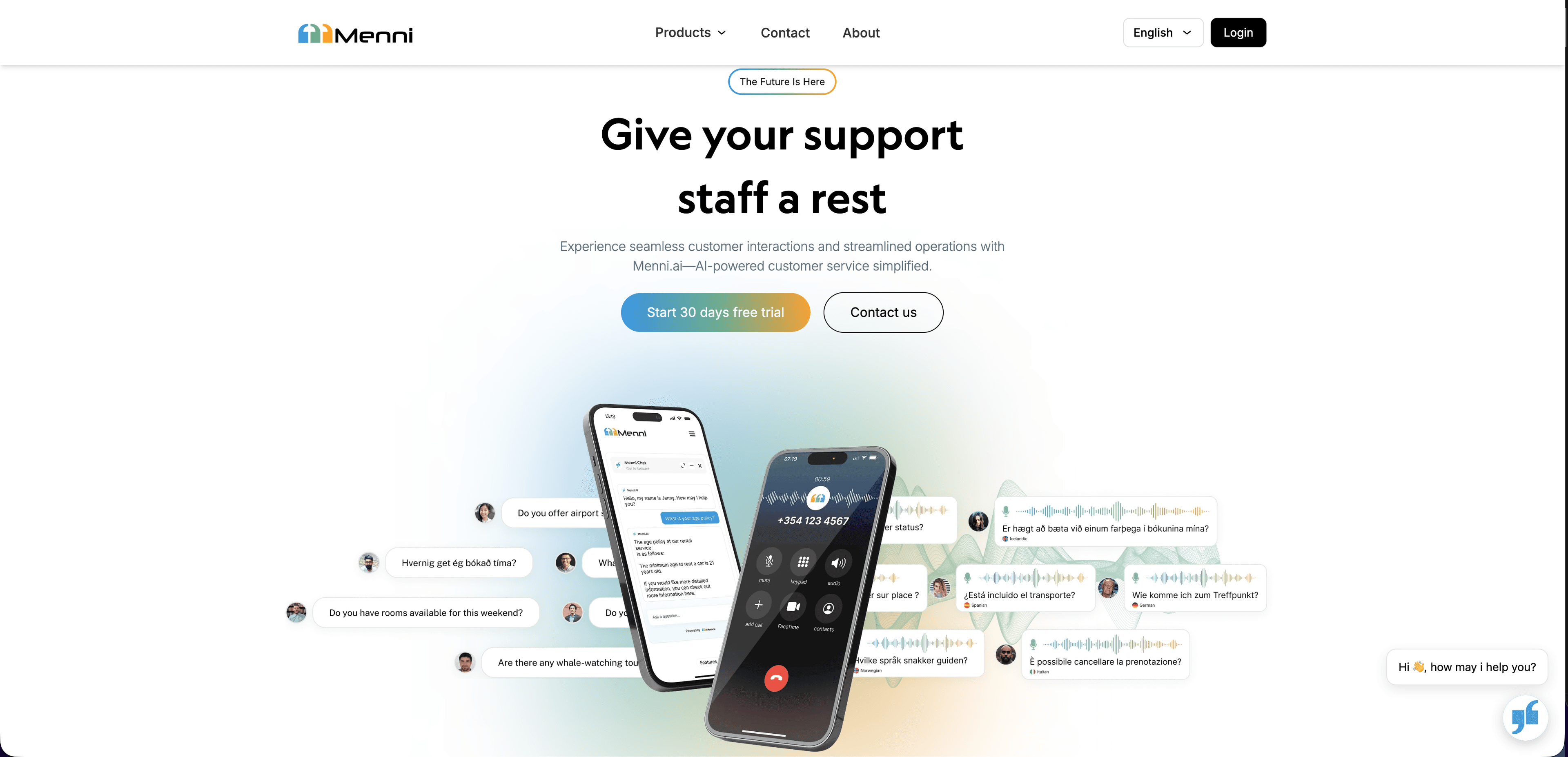 Menni.ai, B2B AI Customer Support